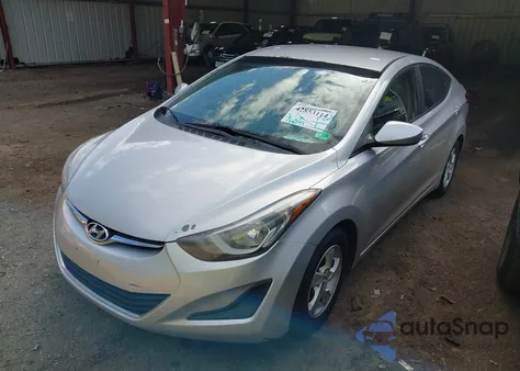 2015 Hyundai Elantra Se from USA, damaged, VIN 5NPDH4AE5FH576450